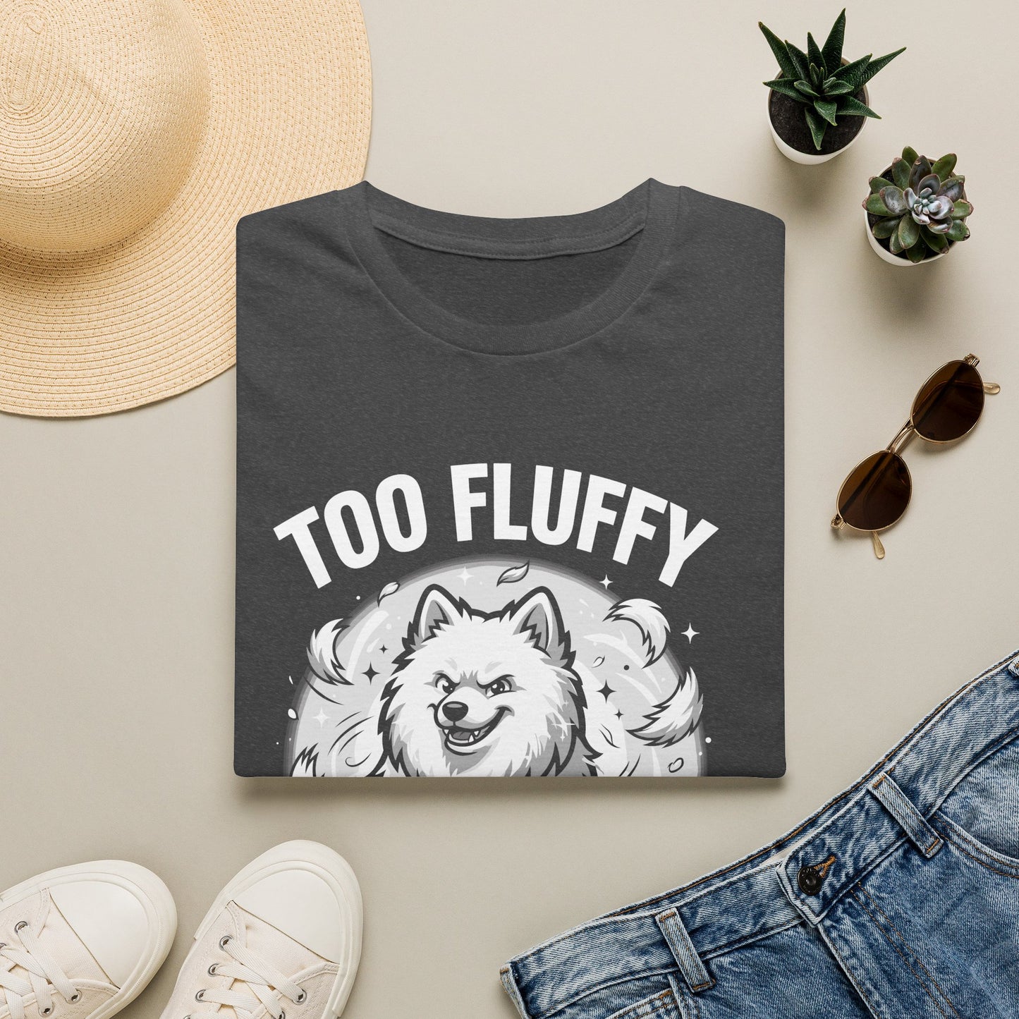 Too Fluffy, Still Chaos — Samoyed Owner Tee