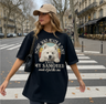 Home Was Never A Place Tee - front view Samoyed dog owner t-shirt