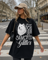 Its Not Dog Hair Its Samoyed Glitter Tee - front view t-shirt for Samoyed owners