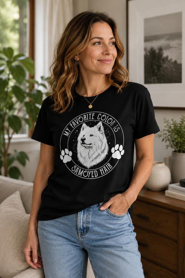 Samoyed Owner customer photo showcasing t-shirt design