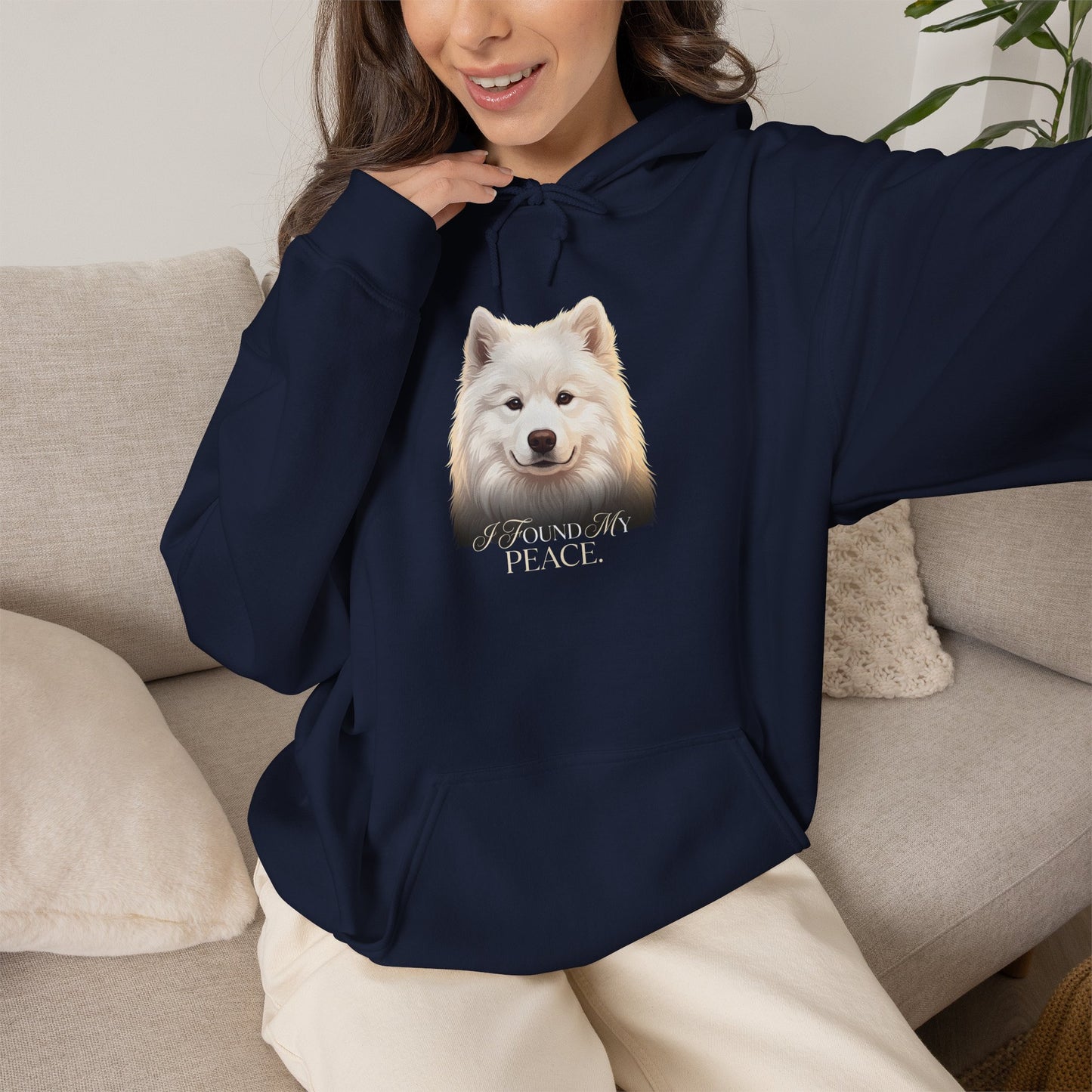"I Found My Peace" Hoodie — navy