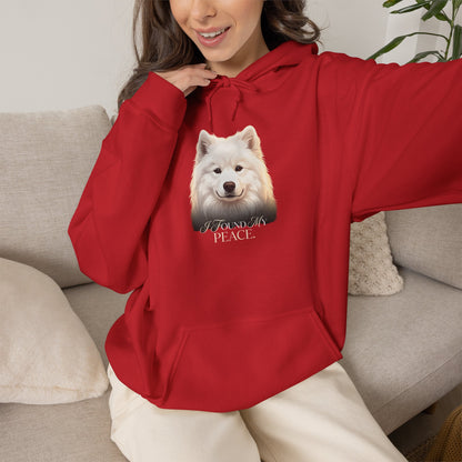 "I Found My Peace" Hoodie — red