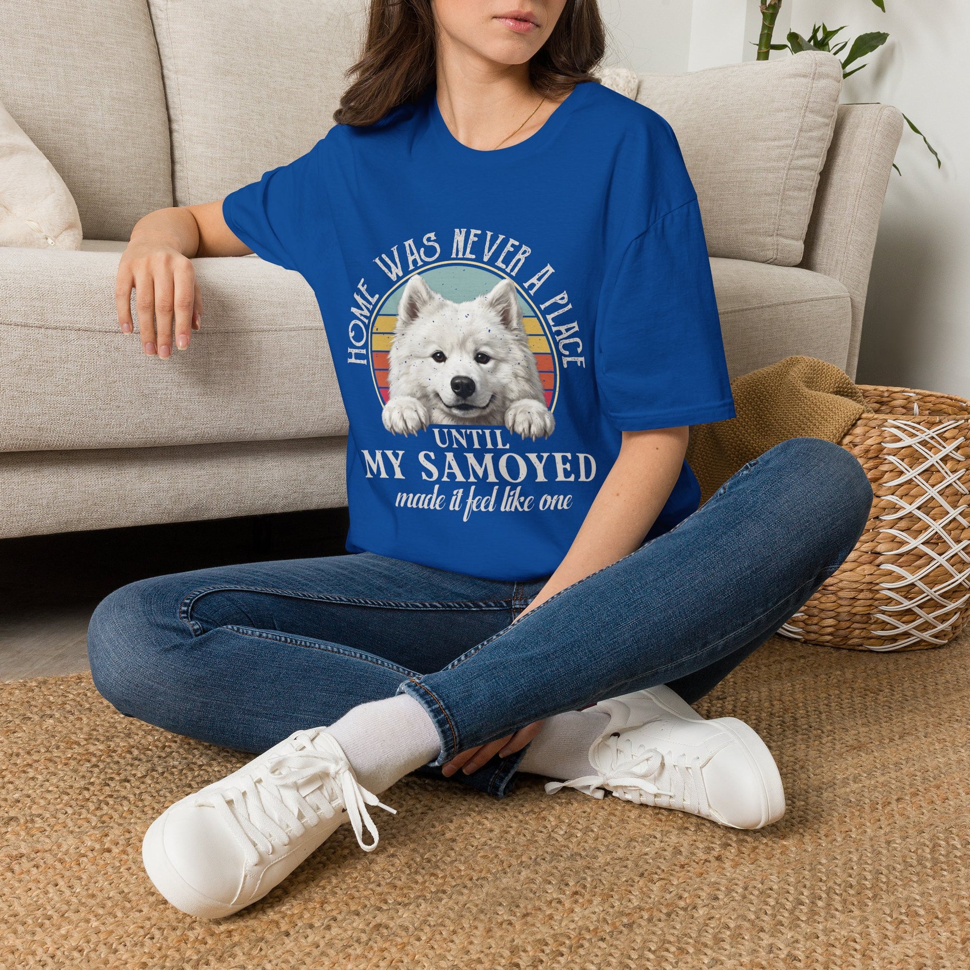 Home Was Never A Place tee — royal